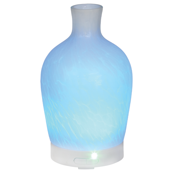 Diffuser Decanter Abstract Glass Ultrasonic in blue by Aromar - 90117