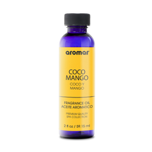  Fragrance Oil Coco Mango by Aromar. The aroma of fresh island coconut and tropical mango dance through the air with notes of mango, elderberries, fresh strawberries, ripe papaya, rich vanilla, soft musk, and toasted coconut.