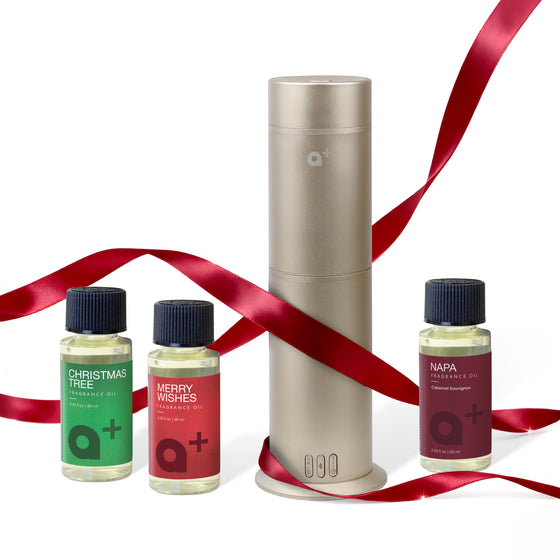 Waterless Cylinder Diffuser Holiday Gift Set