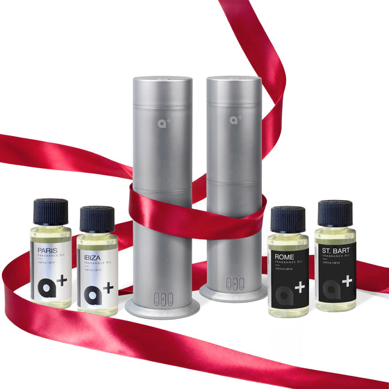 2 Waterless Diffusers + 4 Fragrance Oils