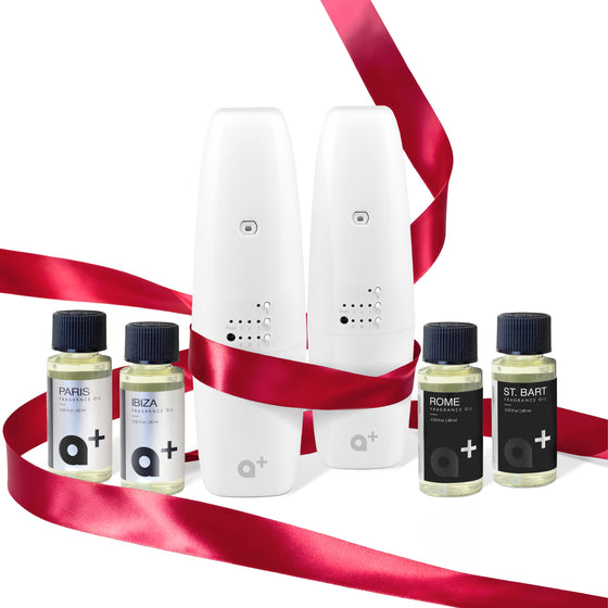 2 Waterless Plug-In Diffusers + 4 Fragrance Oils