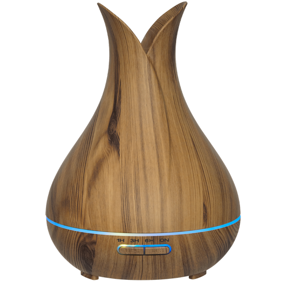 Diffuser Wood Bloom Ultrasonic in Light Brown by Aromar - 90202