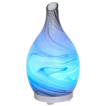  Diffuser Rotating Amphora Glass Ultrasonic in blue by Aromar - 90900