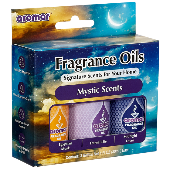 Aromatic Oil Mystic Scents by Aromar / 1oz-3Pack Combo