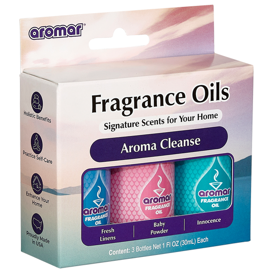 Aromatic Oil Aroma Cleanse by Aromar / 1oz-3Pack Combo