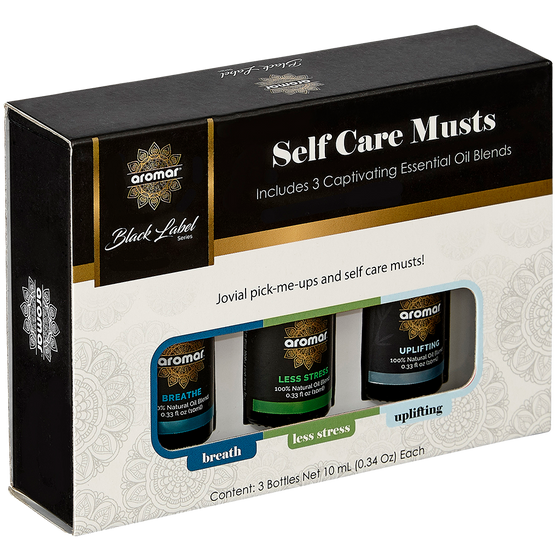 Essential Oil Self Care Musts by Aromar / 10ml -3Pack Combo