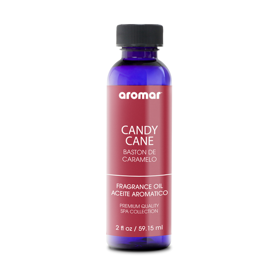 Fragrance Oil Candy Cane by Aromar to ring in the holiday season. It features a sparkling melody of fresh peppermint leaves and ripe strawberries. When the holiday season has passed, allow the peppermint scent to bring a cooling and refreshing air to your home.