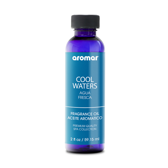 Fragrance Oil Cool Waters by Aromar. It's an ideal blend of lavender, oakmoss, jasmine, musk, and sandalwood.