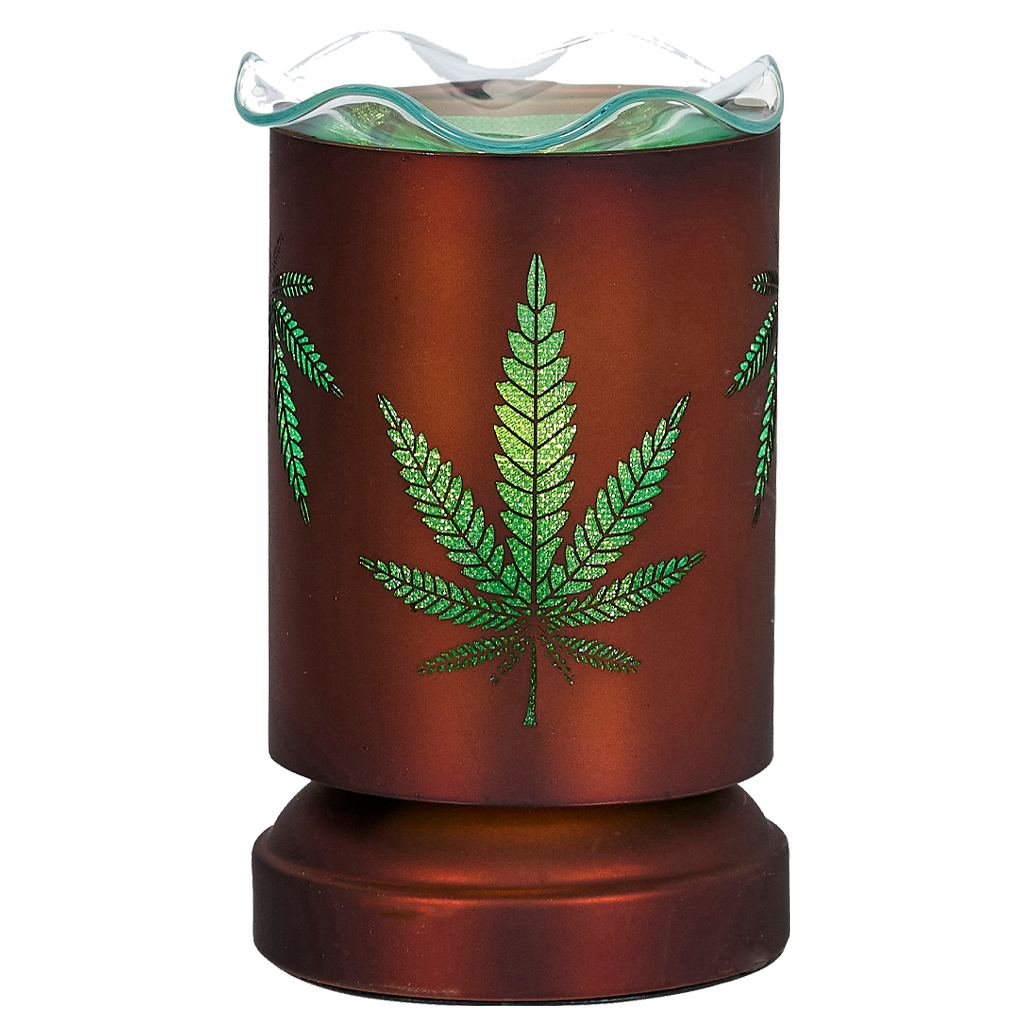 Oil Warmer Copper Cannabis Touch Lamp Cuti by Aromar – Aromar.com