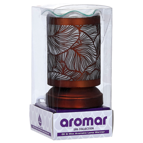 Oil Warmer Copper Touch Lamp Palm by Aromar