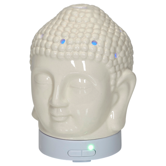 Diffuser Buddha Ceramic in White by Aromar - 90602