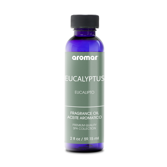 Fragrance Oil Eucalyptus invigorating and vibrant aroma blends sweet peppermint with tingly, earthy eucalyptus. Enjoy a rejuvenating spa atmosphere throughout your home.
