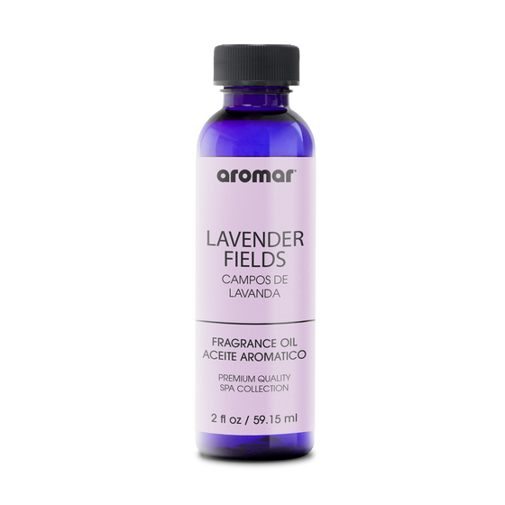Fragrance Oil Lavender Fields by Aromar is an iconic floral and herbal scent everyone knows and loves, lavender is a popular aroma for eliciting calm and relaxation. It's a must-have for spring and summer!