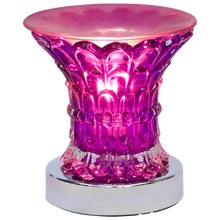  Oil Warmer Purple Glass Maze Touch Lamp by Aromar