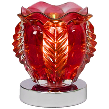  Oil Warmer Red Glass Royal Touch Grande by Aromar
