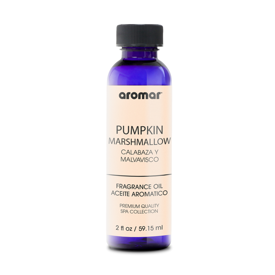 Fragrance Oil Pumpkin Marshmallow by Aromar is just the aroma you need to jump into fall, y'all. Creamy pumpkin blended with gooey, sweet marshmallow, topped with nutmeg and cinnamon makes for a decadent fall treat you won't be able to resist scenting your home with. Enjoy your Fall bliss.