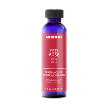  Fragrance Oil Red Rose by Aromar! The perfect aroma to romance yourself, Red Rose is a bouquet of freshly cut red roses infused with hints of violet and carnation. It features middle notes of lemon, green leaves, and spice, and base notes of honey and sandalwood. 
