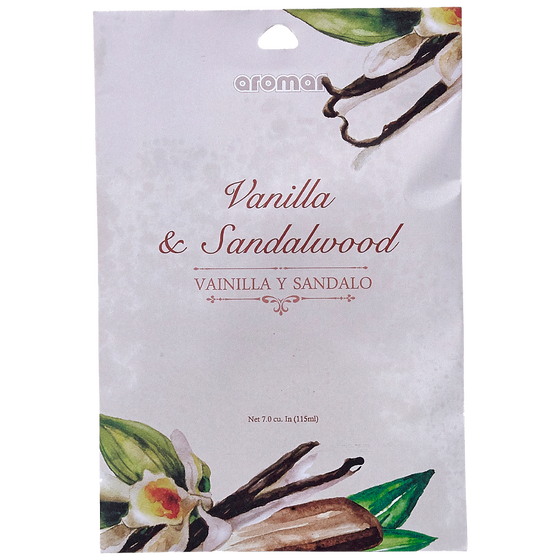 Sachets Vanilla & Sandalwood by Aromar  / Double Pack